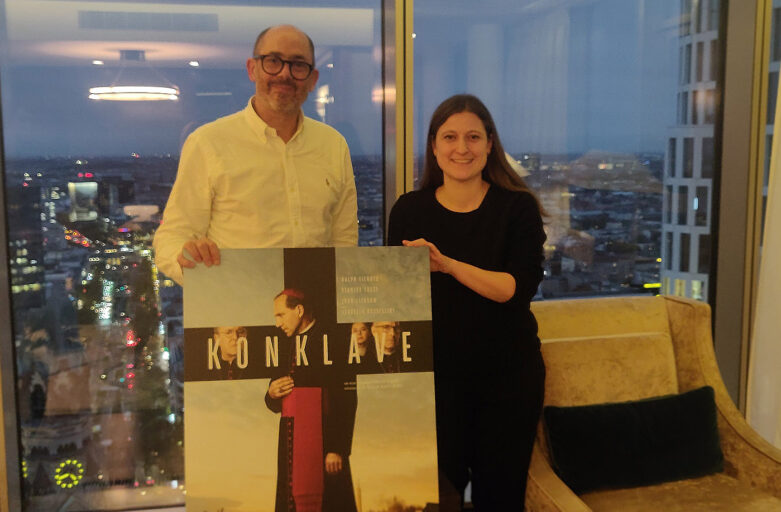 Edward Berger und ich kurz nach dem Interview