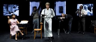 Am Filmset. Robert Lepages "Glaube, Geld, Krieg und Liebe" © Gianmarco Bresadola